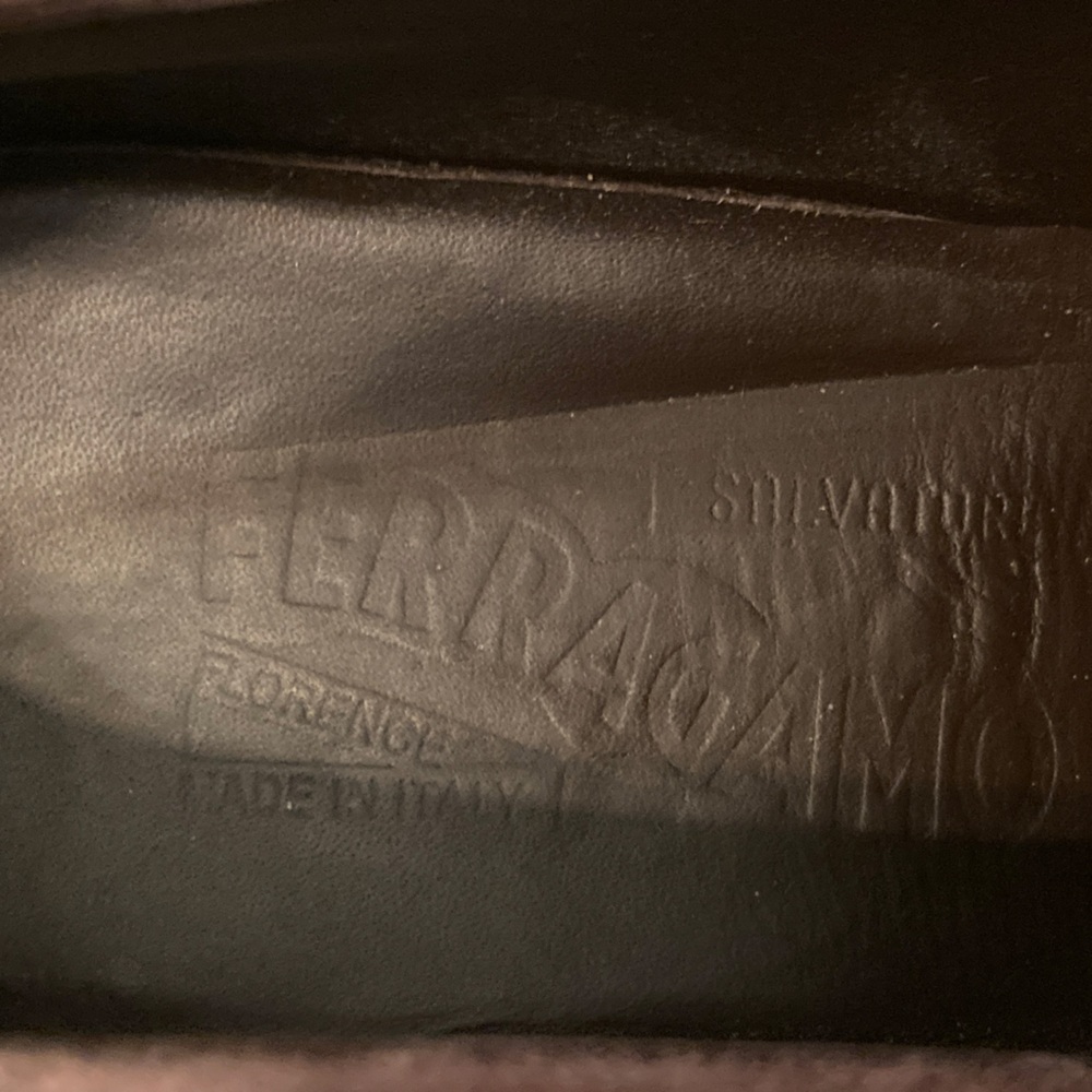 Salvatore Ferragamo Brown Leather Loafers, Men's - Picture 8 of 15